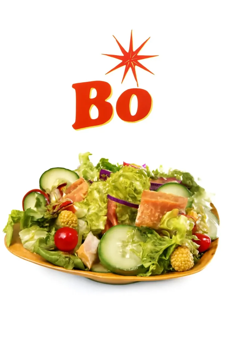 "Bojangles Grilled Chicken Salad with juicy grilled chicken breast, romaine lettuce, cucumbers, grape tomatoes, and cheese blend" Bojangles Salads menu