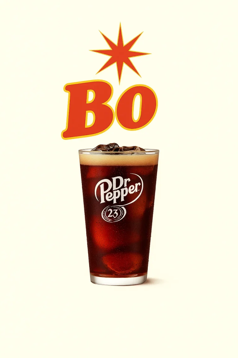 Dr.Peeper Bojangles Beverage Menu